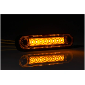 Orange LED LONG 8-LED Light for Flat or Tubular Mo