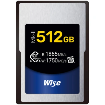 CFX atmiņas kartes, WISE, Wise 512GB CFexpress 4.0