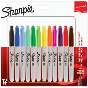 Sharpie - Permanent Markers - Fine Point (2065404)