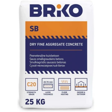 Betons Briko SB, remonta, 25 kg