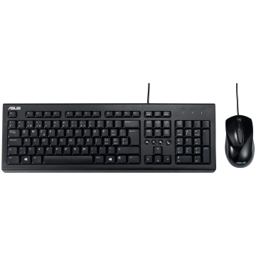 Asus U2000 Keyboard and Mouse Set, EN, Black 90-XB