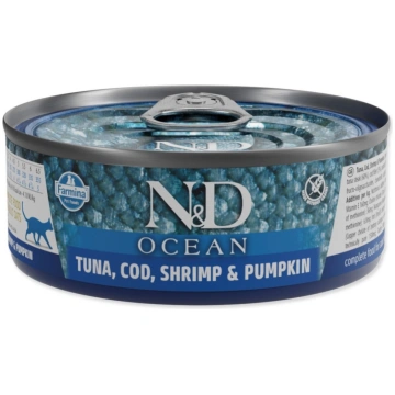 Konserva N&D Cat Ocean Tuna, Cod, Shrimp & Pumpkin
