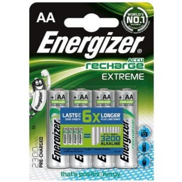 Energizer AA/HR6, 2300 mAh, Rechargeable Accu Extr