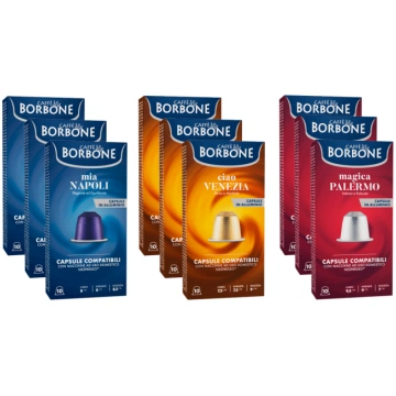Caffè Borbone Kit Degustazione 90 Caps. Alluminio 