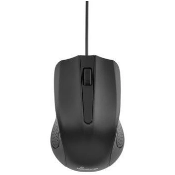 MOUSE USB OPTICAL BLACK/3-BUTTON MROS210 MEDIARANG