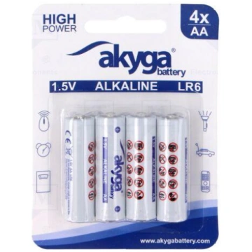 Battery: alkaline | AA | 1.5V | non-rechargeable |