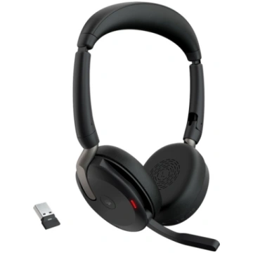 Jabra Evolve2 65 Flex Duo, Headset (black, Stereo,