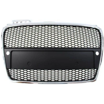MTuning_F GRILL AUDI A4 B7 RS-STYLE CHROME-BLACK (