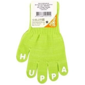 Huppa Bērnu cimdi LEVI, lime