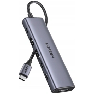 HUB USB Ugreen Hub / adapter USB-C 6w1 UGREEN CM51