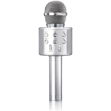 Mikrofons Lenco BMC-040SI Karaoke Bluetooth Speake