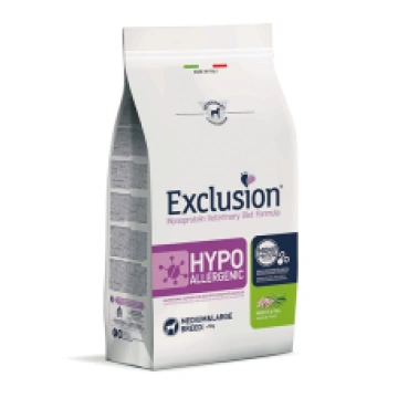 Exclusion Hypoallergenic sausā barība vidējo un li