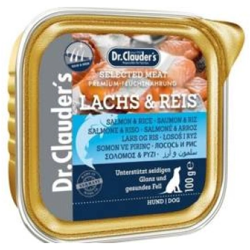 Dr. Clauders Salmon & Rice mitrā barība suņiem, 10