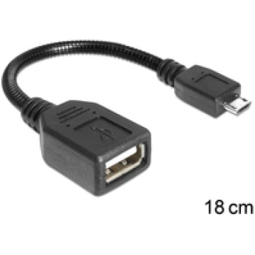 Delock Usb Cable Micro-B Male Usb 2.0-A Female Otg