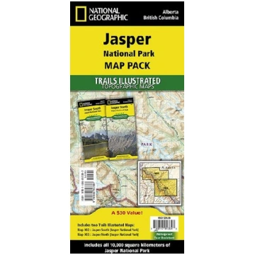 Jasper National Park [Map Pack Bundle] National Ge