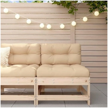 Homgoday Middle Sofa with Pine Cushion Sofa Bed Li