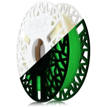 ROSA3D PET-G kvēldiegs Glow in the Dark Green 1.75