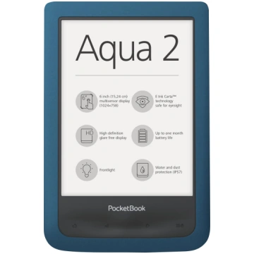PocketBook Aqua 2 - eBook reader - 8 GB - 6" PB641