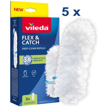 Vileda Flex&Catch dustpan refills, 5 pcs