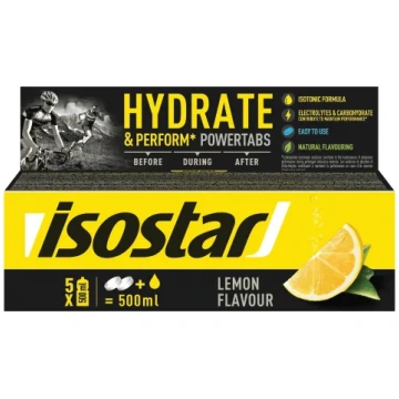 Isostar Hydrate & Perform Powertabs Lemon Isotonic