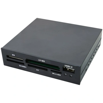 Logilink Card Reader 8.9cm (3.5") USB Front Intern