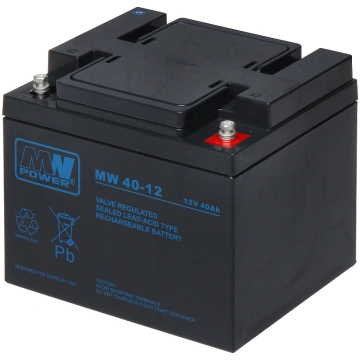 AKUMULATORS 12V/40AH-MW MW POWER