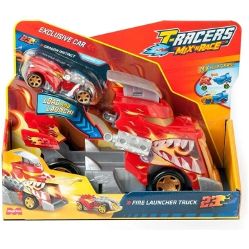 T-racers Mix & Race Red Fire katapultas rotaļlieta