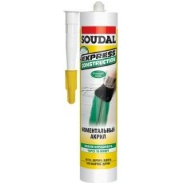 Akrils 300ml Soudal Paintable Express balts