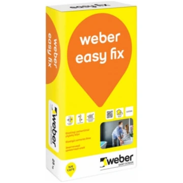 Elastīga flīžu līme Weber Easy Fix 25 kg 998