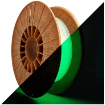3D plastmasa PET-G, kas spīd tumsā, 1,75 mm 0,5 kg