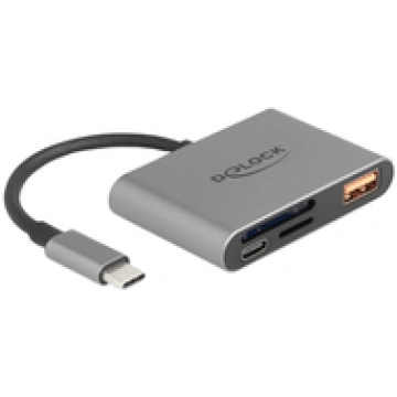DELOCK USB-C Card Reader fur SD und Micro SD Speic