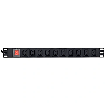 Pagarinātājs Gembird PDU 16A 3500W 10 pcs C13 sock
