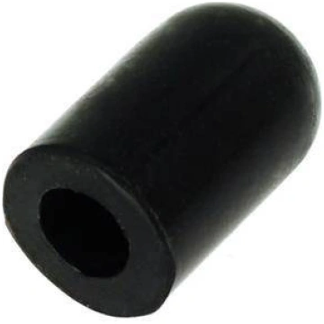 10mm Black Vacuum Cap - Durable Seal for Tubing & 