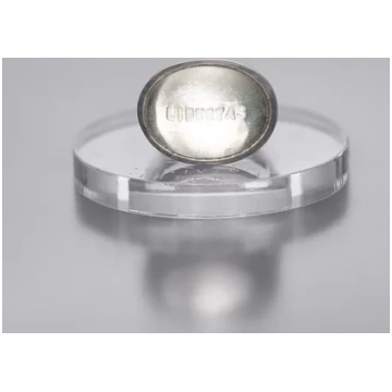 Silver ring with rock crystal LIBERTAS