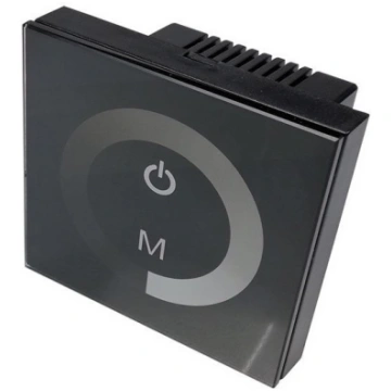 Dimmer da parete per STRIP LED Monocolore "black" 