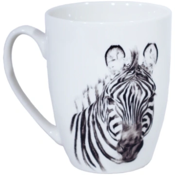 KETLER Krūze keramiska 350ml, Zebra