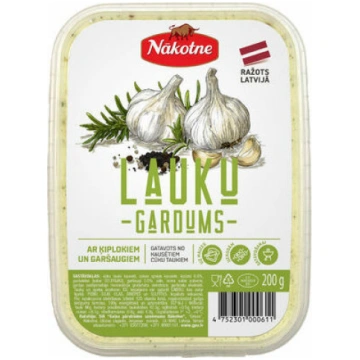 Cūku tauki Lauku gardums ar ķiplokiem un garšaugie