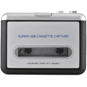 USB kasešu magnetofons, pārnēsājams kasešu magneto