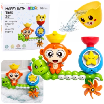 Water Bath Toy Monkey Caterpillar Cup Suction Cups