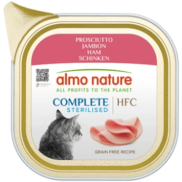 HFC Complete Sterilized Cat, Šķinķis 85g ALMO NATU
