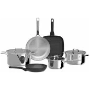 Berghoff 9-pc Cookware Set Helix katls