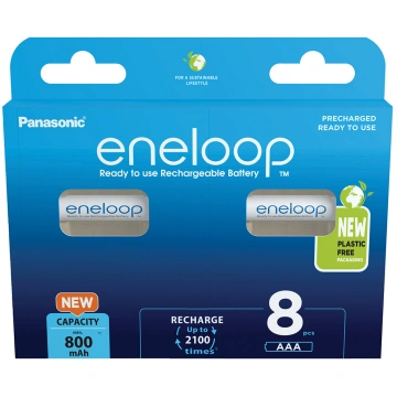 Panasonic eneloop rechargeable battery AAA 800 8BP