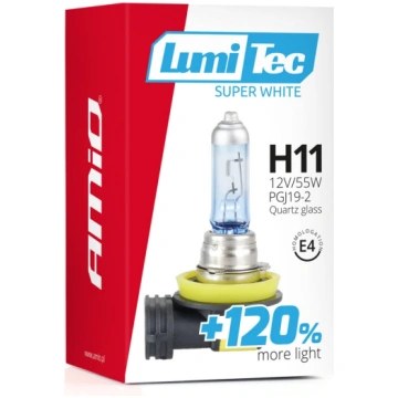 Halogēna auto lampa H11 12V 55W DUO LumiTec Super 