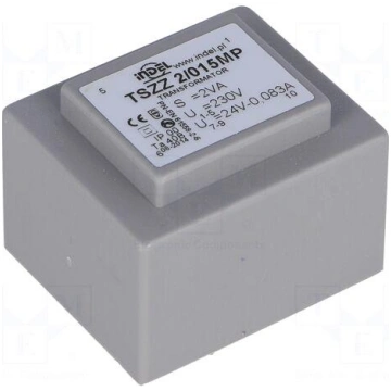 Transformer: encapsulated | 2VA | 230VAC | 24V | 0