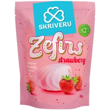 Zefīri ar zemeņu garšu SKRIVERU