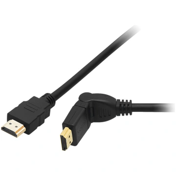 Cable HDMI - HDMI BLACK angled 3m Blow 92-653