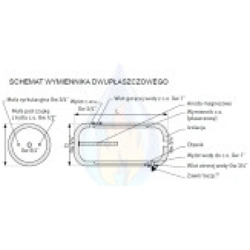 Galmet SGW(L)P 140L horizontālais siltummainis ar 