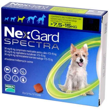 NexGard Spectra Chewable 3 Tablets for Dogs preven