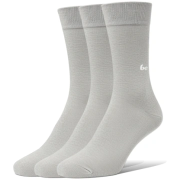 Crew - Essentials - Grey - 3 pack