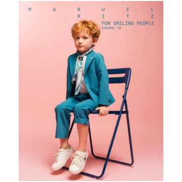 MANUEL RITZ Completo Cerimonia Boy 4 pezzi Color L